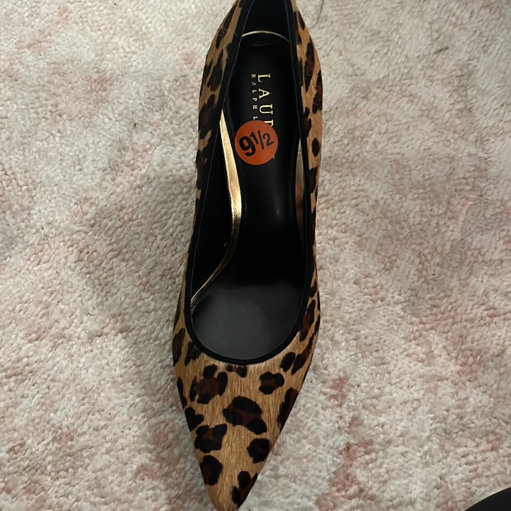 Calf hair Ralph Lauren heels - Picture 3 of 5